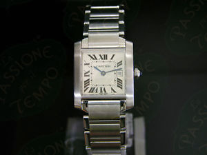 Watch Cartier Tank Francaise Lady Ref.W51011Q3 Elegante Orologio Donna