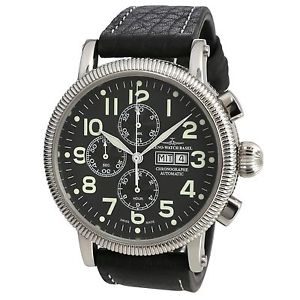 Zeno Watch Basel Herrenarmbanduhr Nostalgia 888077TVDD-a1, ETA Valjoux 7750