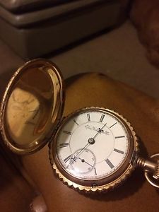 Elgin B.W. Raymond Railroad Pocket Watch 14K Gold  17-Jewel Ser. #5690208