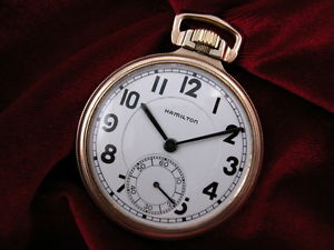 1938 HAMILTON 950E ELINVAR 23JEWEL RAILROAD POCKET WATCH HAMILTON MAINLINER!!  !