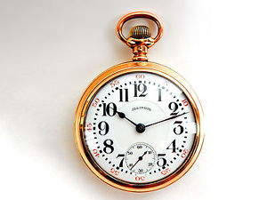 Mega Rare Antique 18s Railroad  Illinois Pennsylvania Special Gold Pocket Watch