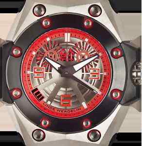 Linde Werdelin Oktopus 2 Double Date Red Titanium Ultra Rare Diver's Watch!!!