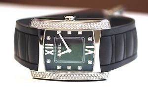 Ebel Brasilia Watch SS Ceramic Diamond Bezel 9256 M4