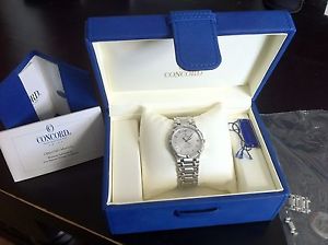 CONCORD Saratoga, Quartz, Date, Stainless, Box, AWESOME CONDITION 31mm