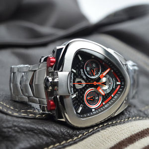 MSRP $2500 @@ TONINO LAMBORGHINI Men's Spyder 12H Chronograph Watch @HOT@