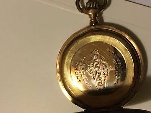 Pateck Geneve 14k Gold Full Hunter Pocket Watch