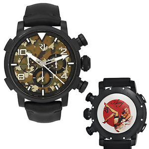 Romain Jerome Pinup DNA WWII Amy Phone Chrono Automatic Men Watch RJ.P.CH.002.01
