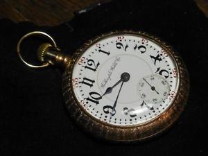 24 Jewel Illinois Lafayette Pocket Watch Rare Dial Excellent Washington Watch