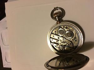Charles Asmann Covington Glashutte16s pocket watch triple signed