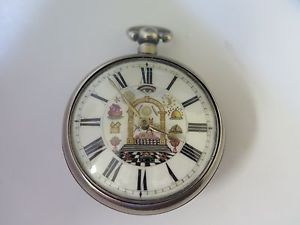 Verge Fusee with Original  Masonic dial.