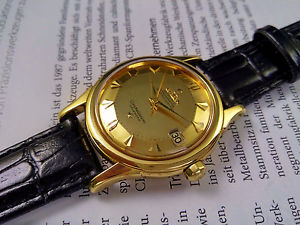 Vintage 18k Omega Constellation Pie Pan 504 Ref.2943 2954 no chronograph 18kt