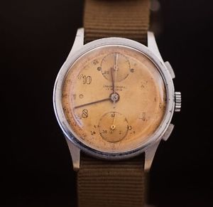 Vintage WWII Watch British Observers Vintage  Chronograph Orator