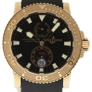 Ulysse Nardin NEW Maxi Marine Diver 266-33-3A/92 Chronometer Box/Papers #UN8