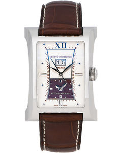 Cuervo Y Sobrinos Esplendidos Dual Time Automatic Men's Watch - 2451.1CT