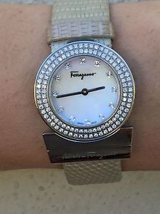 Salvatore Ferragamo Gancino Women's Diamond Watch F56SBQ9991i S001