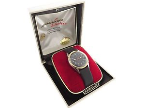 Vintage HAMILTON ELECTRIC CLEARVIEW watch. NOS! Original Case and Black Dial.