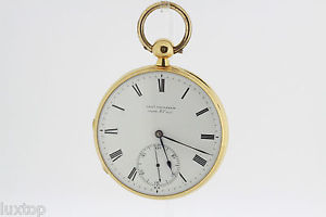 CHARLES FRODSHAM AD Fmsz solid 18K Yellow Gold English Fusee Pocket Watch (1590)