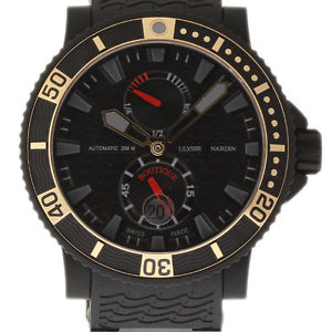 Ulysse Nardin NEW Maxi Marine Diver 263-95-3C Titanium Box/Papers/Warranty #UN13
