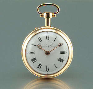 Grande Sonnerie ¼ Repeater Heavy 7,7 Oz 18k Gold Courvoisier Compe pocket watch