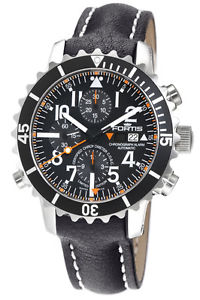 Fortis Men's 673.10.41 L.01 B-42 MARINEMASTER CHRONO Alarm Chronometer C.O.S.C.
