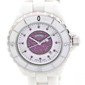 Free Shipping Pre-owned CHANEL H2035 J12 Ginza Limited Edition 600 Quartz Watch