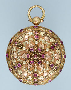 Very Fine & Clean Three Colour Gold Gem Set Watch