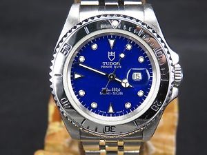 VINTAGE TUDOR 73190 PRINCE DATE MINI-SUB 2671 200M SS SWISS AUTO BOY SIZE WATCH