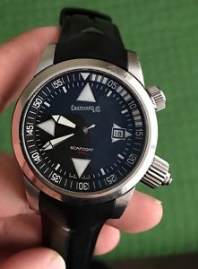 Men's Eberhard & Co Scafodat 500 Diver 44mm 41025.1 Automatic/Date SS Watch
