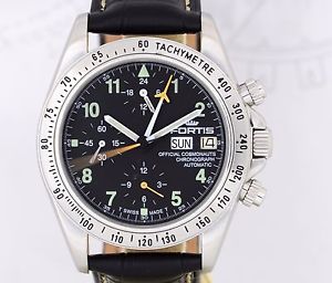 Fortis Cosmonauts Chronograph 3 Bänder Space Full-Set Lemania 5100
