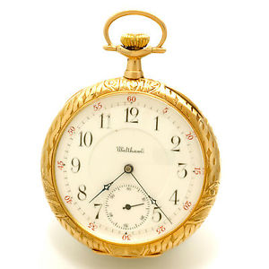 21 Jewel American Watch Co. Waltham Pocket Watch | Heavy 14K Gold 12 Size Case