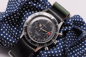 Vintage Croton Nivada Grenchen Chronomaster Diver Chronograph *Valjoux 23* Watch