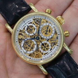 CHRONOSWISS - Opus Skeleton Chronograph Yellow Gold CH7521S - CH 7521 S