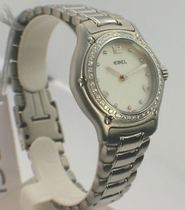 Ebel 1911 Diamant-Lünette + Ziffernblatt , Modell 9090214, neu / ungetragen