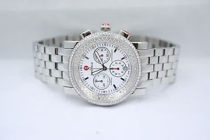 MICHELE SPORT SAIL STAINLESS CUSTOM DIAMOND ENCRUSTED WATCH REF: MWW01C000003