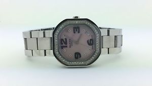 Ladies Stainless Steel CLERC C-ONE Diamond & Mother Of Pearl Watch