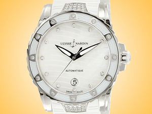 Ulysse Nardin Lady Diver 40 mm Stainless Steel / Diamonds Ladies Watch