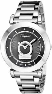 Salvatore Ferragamo Women's FQ4040013 Minuetto Grey Dial Steel Silver Watch