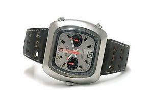 VINTAGE ORIOSA AUTOMATIC CHRONOGRAPH BUREN CAL.12 - EDELSTAHL - SIEBZIGER JAHRE