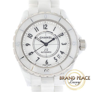 Chanel J12 38mm white ceramic automatic car H0970 men Free Shipping