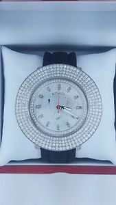 Don & Co 5.5 Ct Diamond Stainless Steel Mens Watch