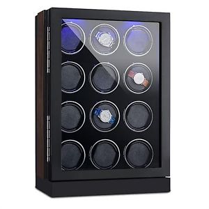 Klarstein Klagenfurt Watch Winder Fits 12 Watches Right Left Running LED Touch