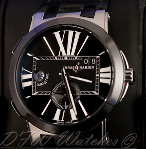Ulysse Nardin Executive Dual Time 243-00 243-00/42 Black Ceramic 43mm