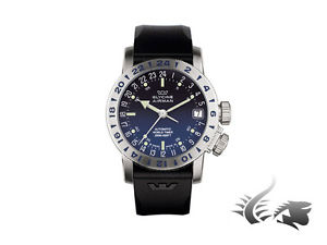 Glycine Airman Automatic Watch, Purist (pure 24h watch, 3 hands, two timezones)