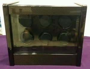 Orbita Avanti 6 Luxury Macassar/Ebony Carbon Trim Programmable PopUp WatchWinder