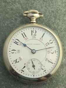 SETH THOMAS MAIDEN LANE 25 JEWEL 18s 2 Tone OF excellent
