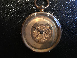 Gold Watch RARE  1860's SWISS Solid 18k Gold Hallmarked Pocket Watch