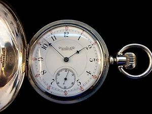 Howard 18s 15Jewel Series 9 Rare Moorhouse Dial  Silver Hunter Case Extra Fine +