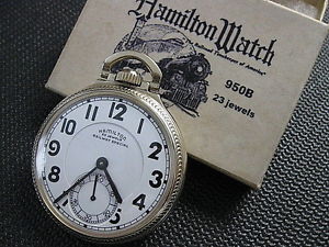 HAMILTON , 23 jewel , 950B railway special