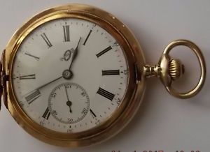 VERY RARE Invar pocket watch 18K gold