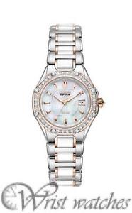 Citizen Women's EW2196-52D The Signature Collection Eco-Drive Octavia Ceramic Di
